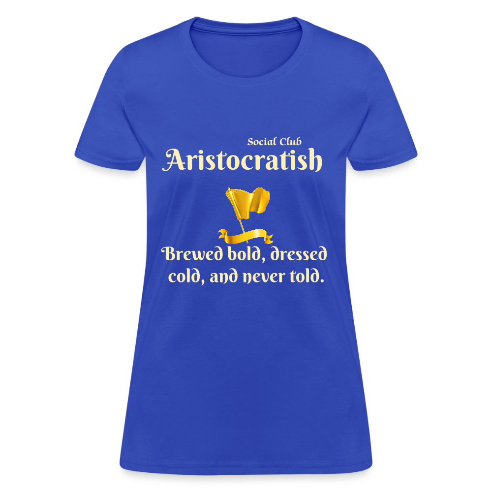 Aristocratish Social Club: Brewed bold - royal blue